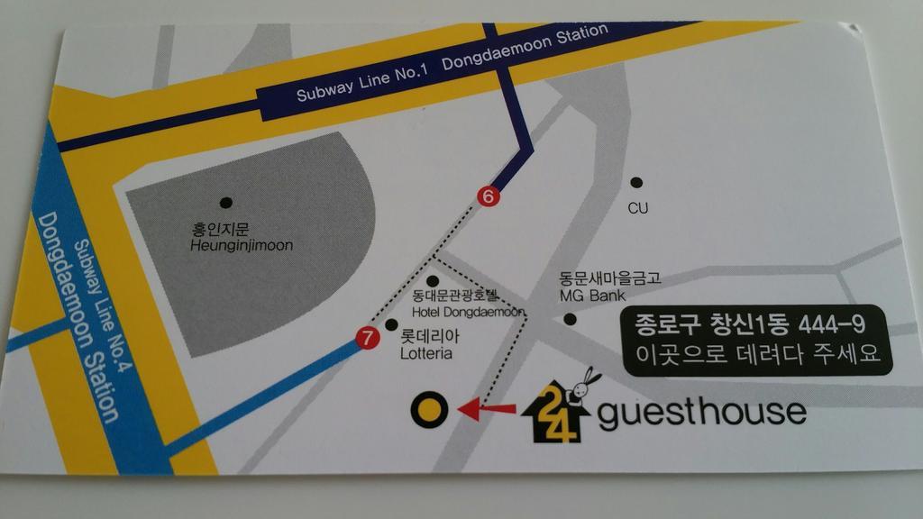 24 Guesthouse Dongdaemun Market Seul Exterior foto